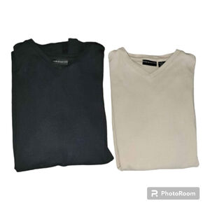 Men's L V-Neck Sweaters Croft & Barrow Set